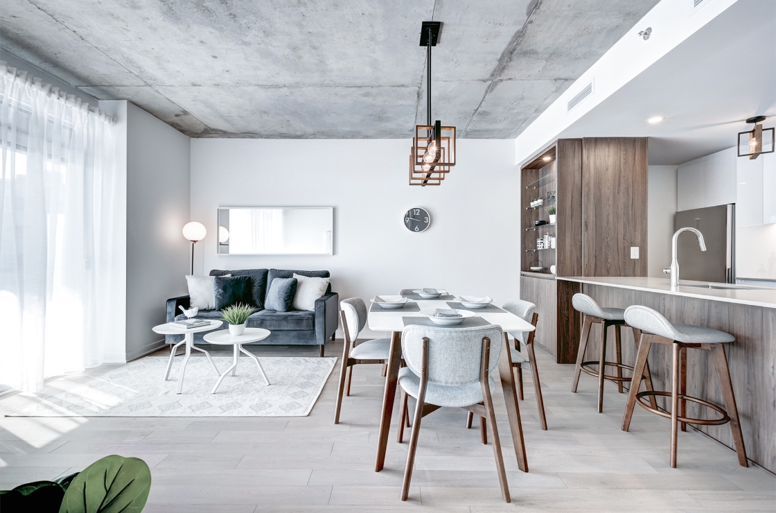 写真:開放感のあるリビング